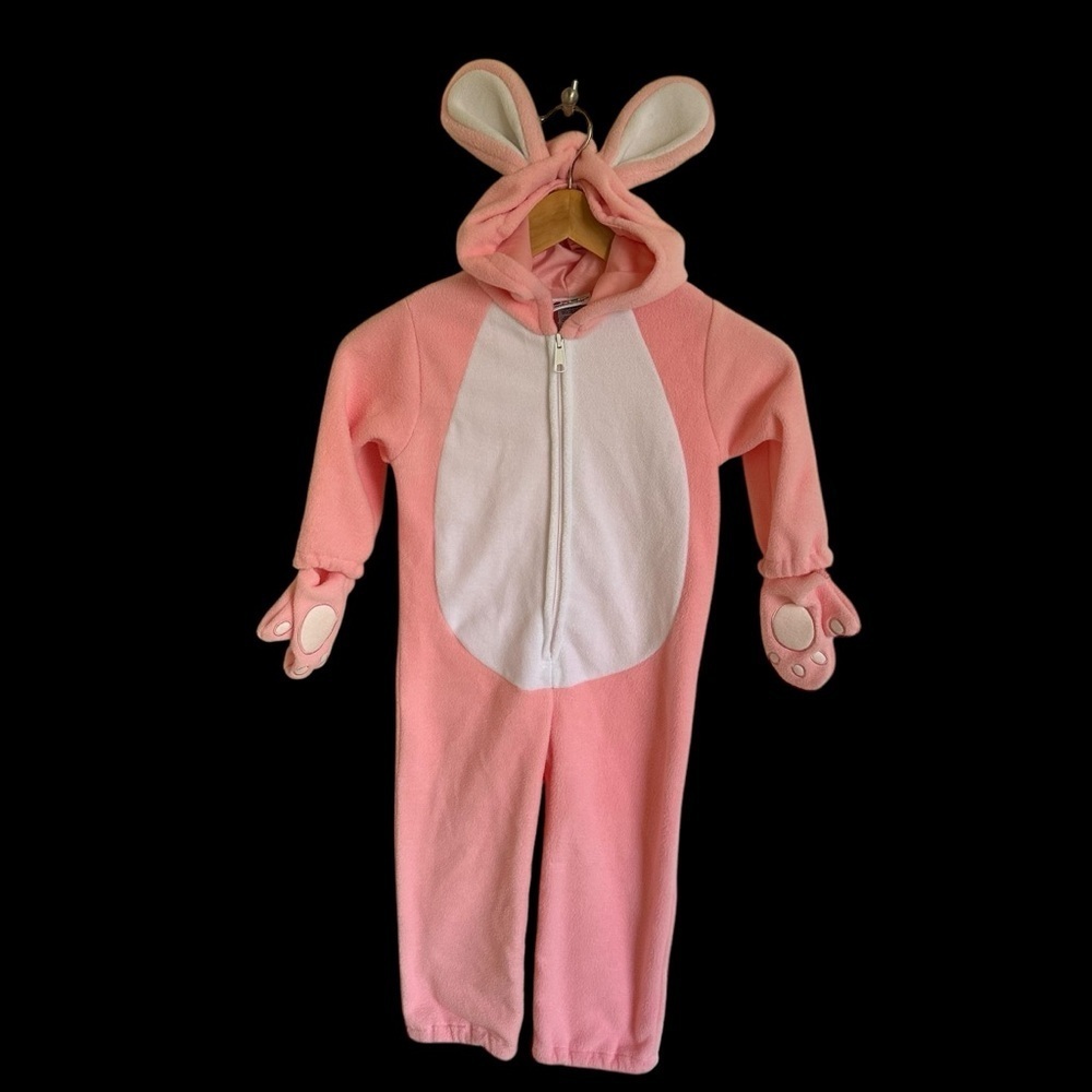 Miniwear 36 months Pink Fleece One Piece Bunny Rabbit Costume‎ Dress Up Easter
